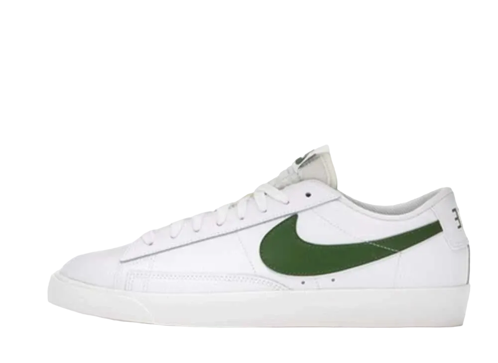 Nike Blazer Low "Leather White Forest Green"