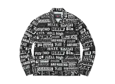 Supreme x HYSTERIC GLAMOUR Text Work Jacket "Black"