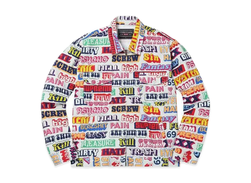 Supreme x HYSTERIC GLAMOUR Text Work Jacket "Multi"