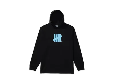 UNDEFEATED HOODED ICON L/S TEE - 10086 "Black"