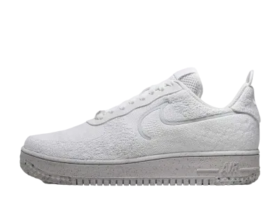 Nike Air Force 1 Low Flyknit Crater Next Nature "Triple White"