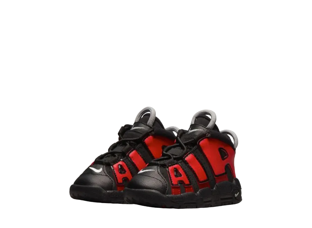 Nike TD Air More Uptempo '96 "Black and University Red"