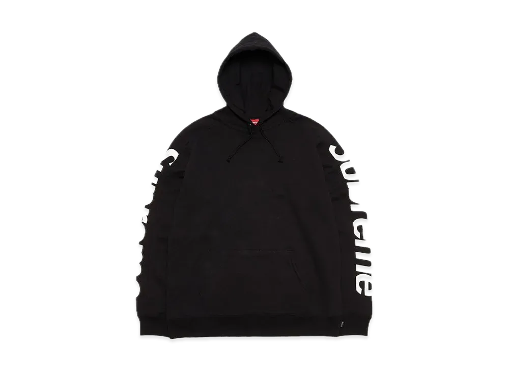 Supreme Sideline Hooded Sweatshirt "Black"