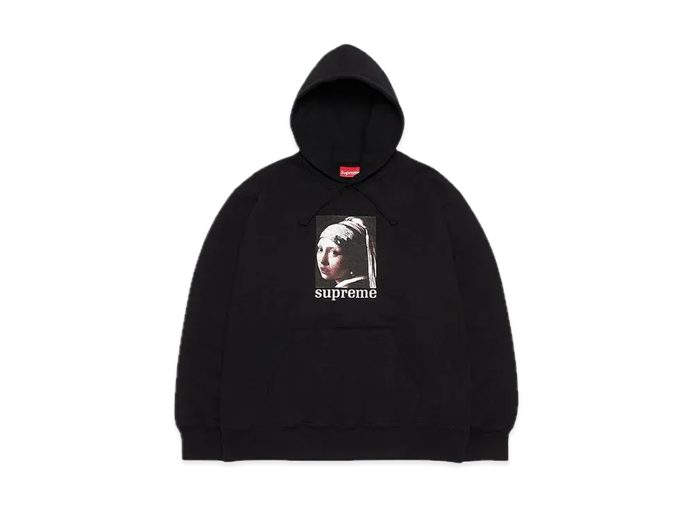 シュプリーム パール フーデッド スウェットシャツ "ブラック"