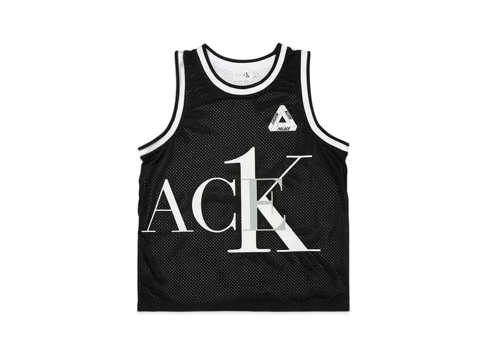CK1 PALACE REVERSIBLE BASKETBALL VEST "Black / White"
