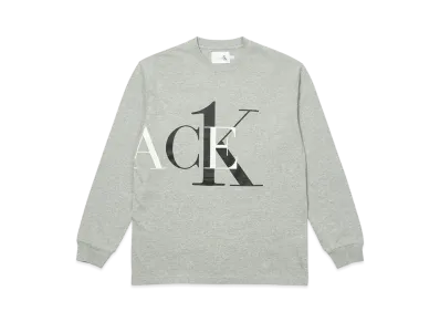 CK1 PALACE LONGSLEEVE "Light Grey Heather"