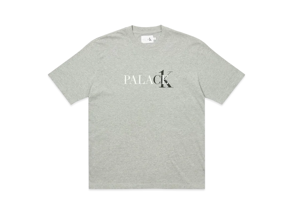 CK1 PALACE T-SHIRT "Light Grey Heather" P22CKTS002