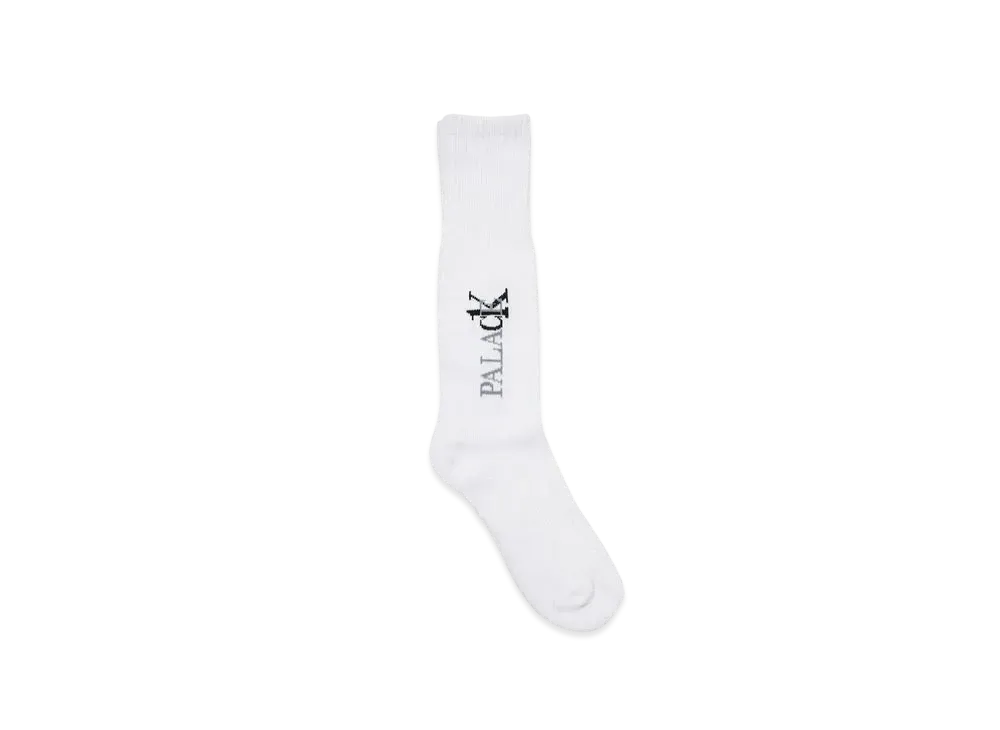 CK1 PALACE SOCKS "Classic White"