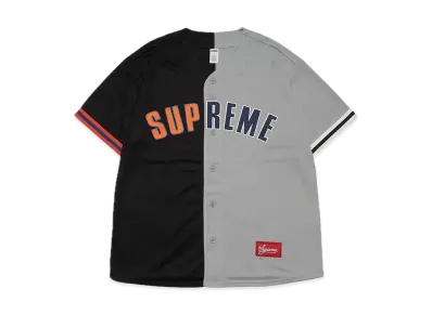 Supreme Don't Hate Baseball Jersey "Black Grey"
