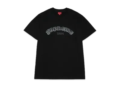 Supreme Old English Glow S/S Top "Black"