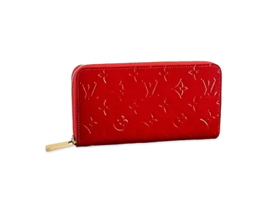 Louis Vuitton Monogram Vernis Zippy Wallet ”Cerise”