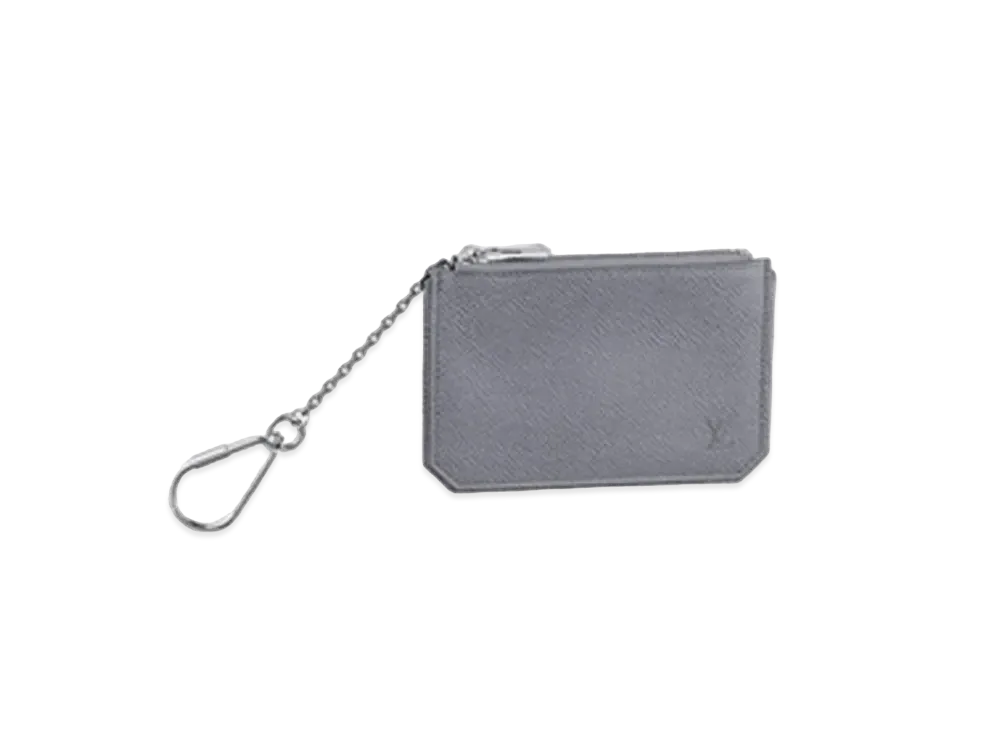 Louis Vuitton Taiga Pochette Cle "Glacier"