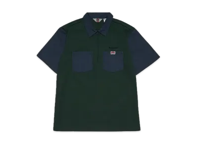 Supreme / Ben Davis Half Zip Work Shirt "Navy"