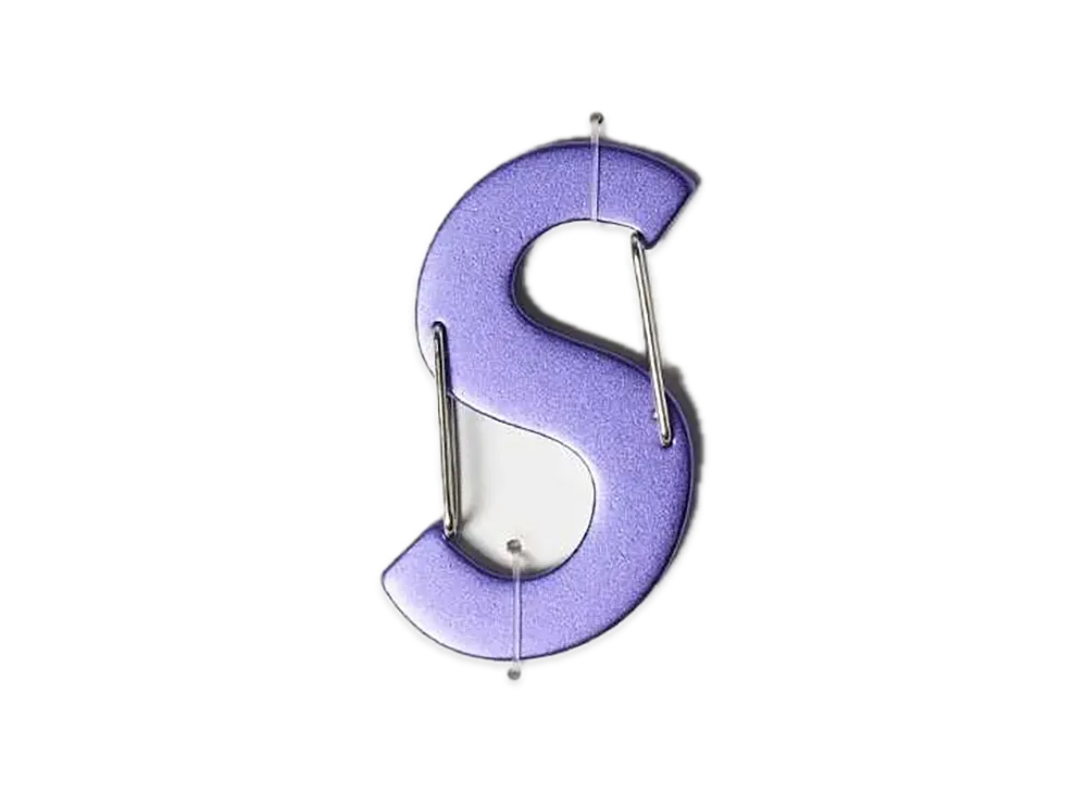 Supreme x Nite Ize S Logo Keychain "Purple"