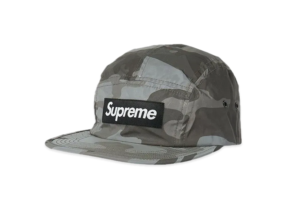 Supreme Reflective Camo Camp Cap "Grey Camo"