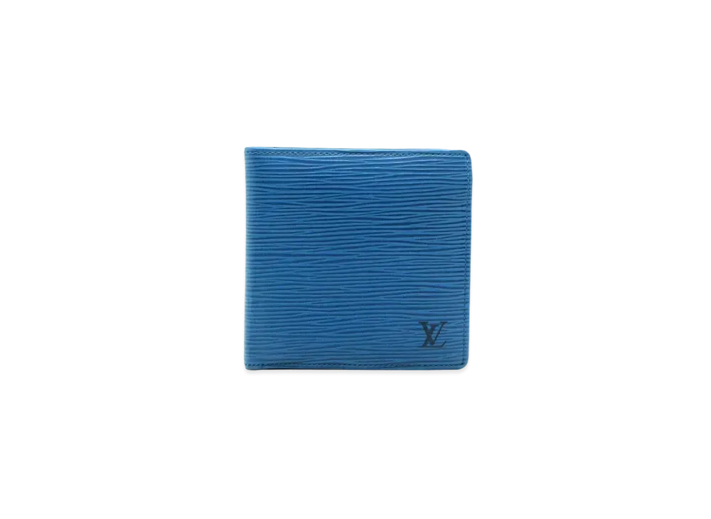 Louis Vuitton Epi Porte Bie Cartescredit Monnaie "Toledo Blue"
