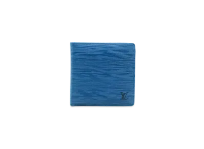 Louis Vuitton Epi Porte Bie Cartescredit Monnaie "Toledo Blue"