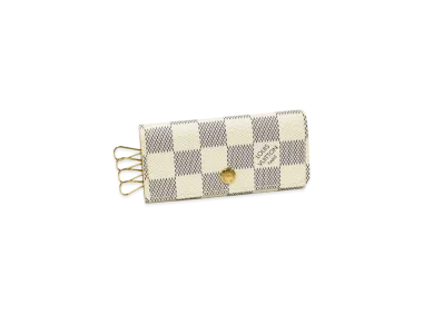 Louis Vuitton 4 Key Holder Damier Azur