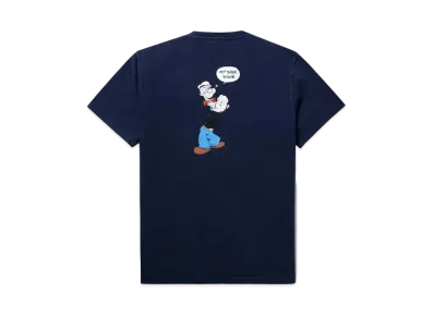 Noah Popeye Pocket Tee "Navy"