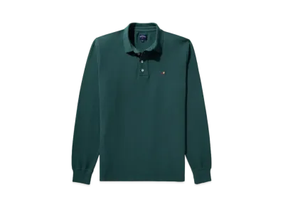 Noah Long Sleeve Pique Polo "Green"