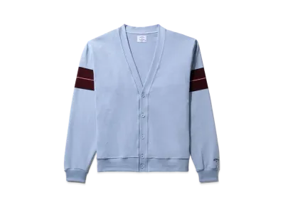 Noah Sleeve Stripe Rugby Cardigan "Powder"