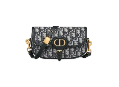DIOR Oblique Jacqurard Bobby East-West Bag "Blue"