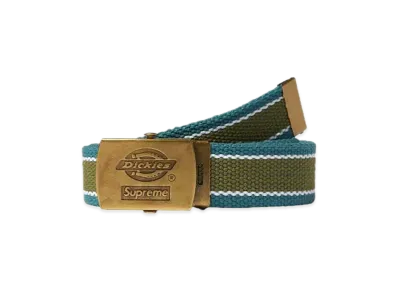 Supreme x Dickies Stripe Webbing Belt "Teal"