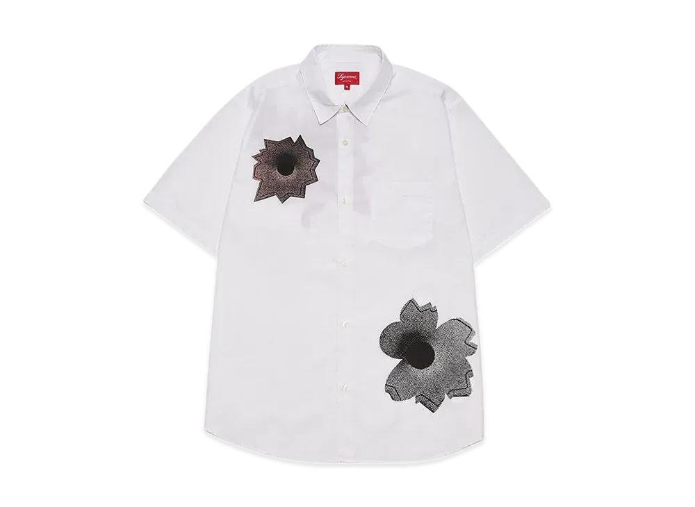Supreme Nate Lowman S/S Shirt "White"