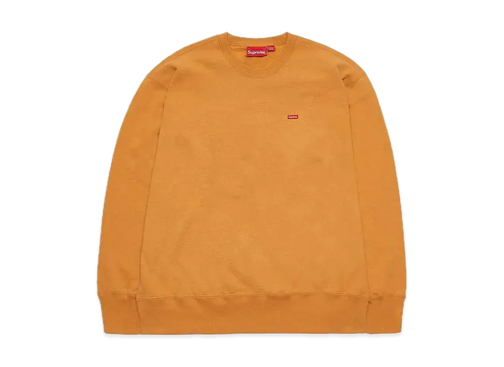 Supreme Small Box Crewneck "Light Mustard" (21FW)