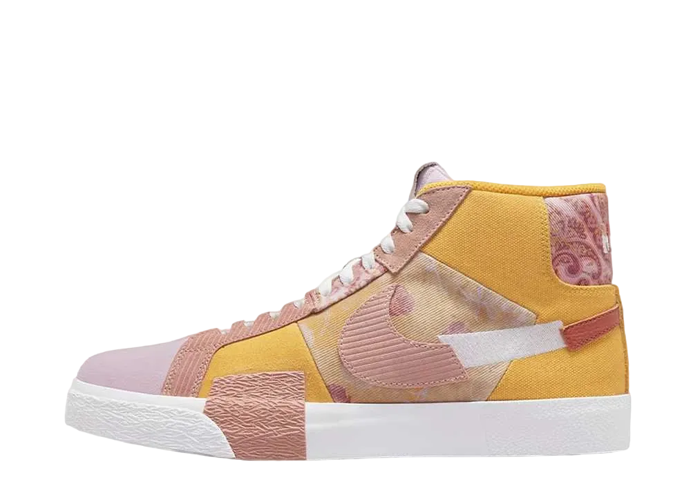 Nike SB Zooom Blazer Mid Edge "Floral Paisley Sanded Gold"