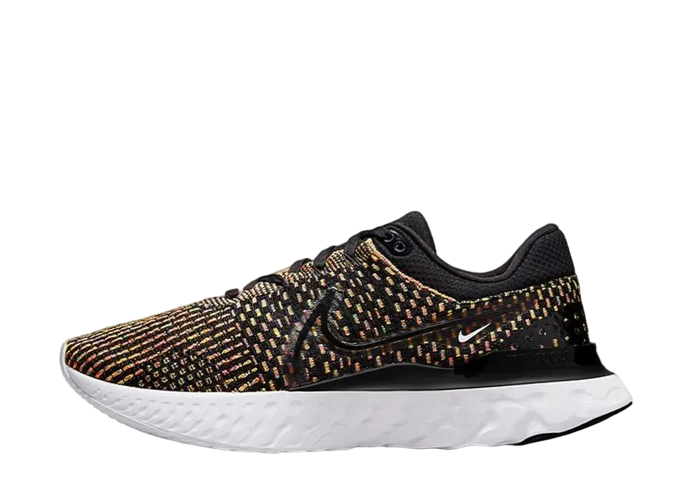 ナイキ リアクト インフィニティ ラン フライニット 3 "ブラック/ピンク プライム"