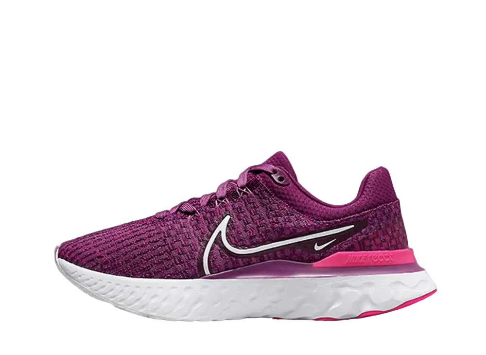 Nike Women's React Infinity Run Fly Knit 3 "Light Bordeaux/White"