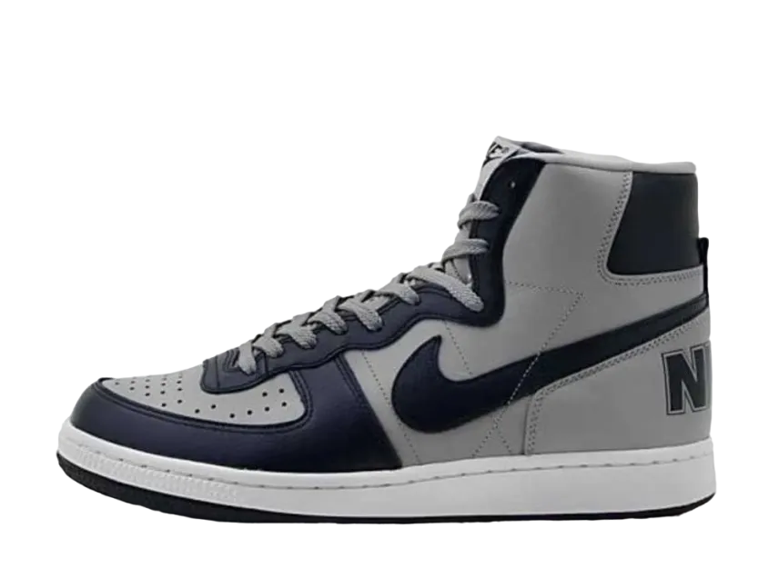 ナイキ ターミネーター ハイ ベーシック ND レザー "ネイビー グレー"