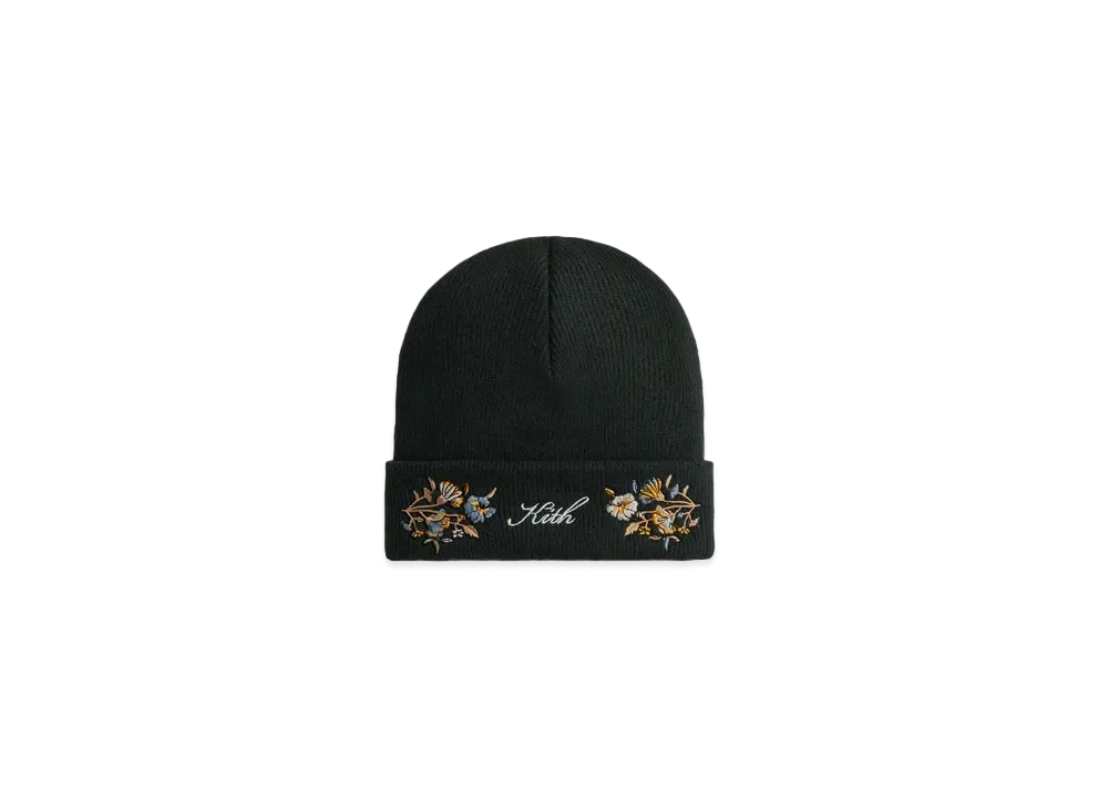 Kith Floral Script Beanie "Stadium"