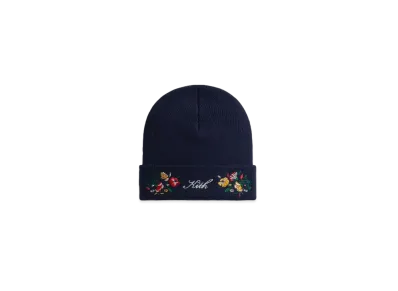 Kith Floral Script Beanie "Nocturnal"