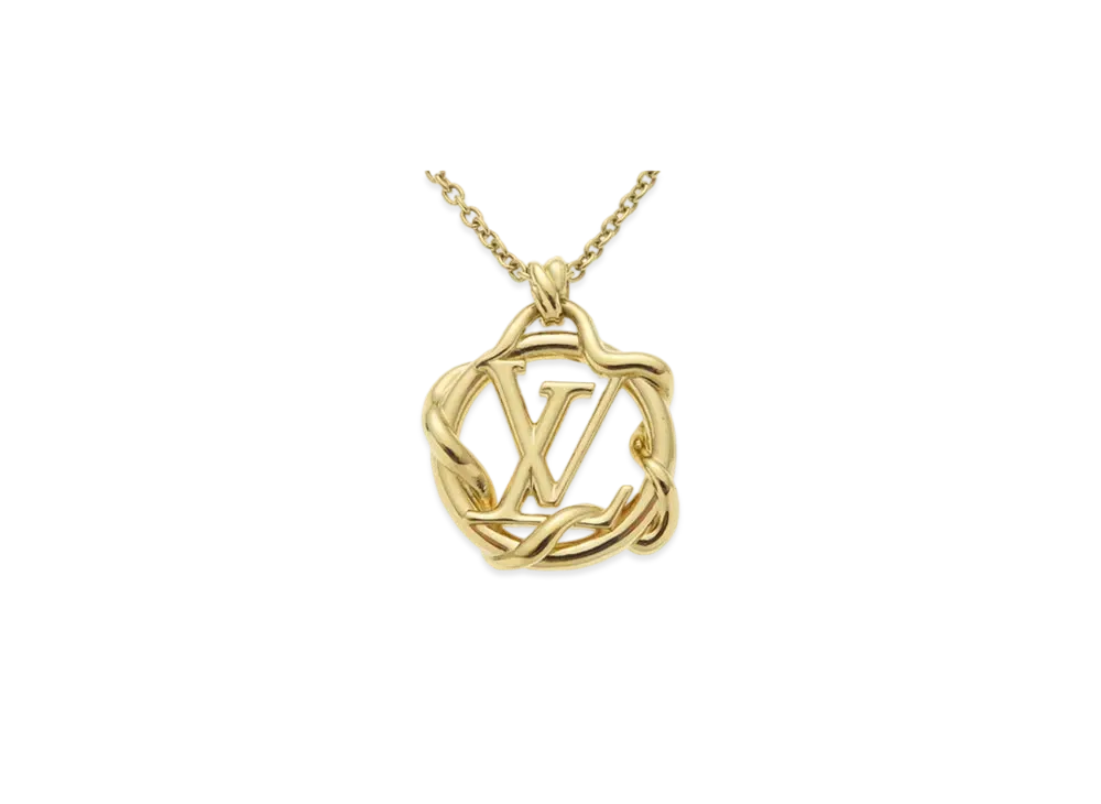 Louis Vuitton Garden Louise PM Necklace ”Gold”