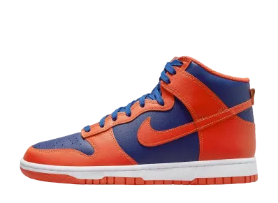 ナイキ ダンク ハイ レトロ "オレンジ アンド ディープ ロイヤル"