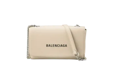 Balenciaga Everyday Chain Wallet ”Beige”