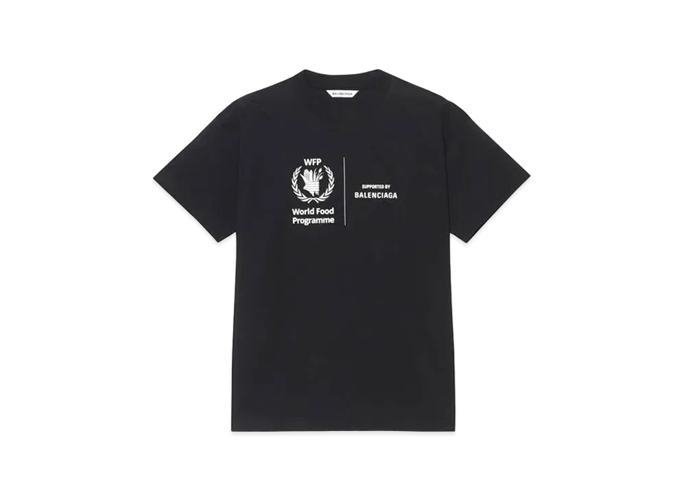 バレンシアガ ウィメンズ  WFP ミディアム Tシャツ "ブラック" 612965THV841000