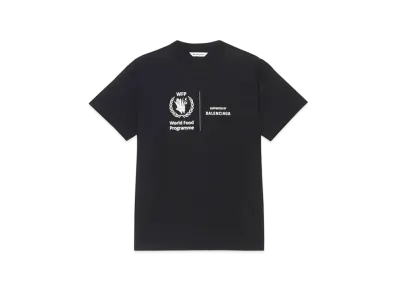 BALENCIAGA Women's WFP Medium Fit T-shirt "Black"