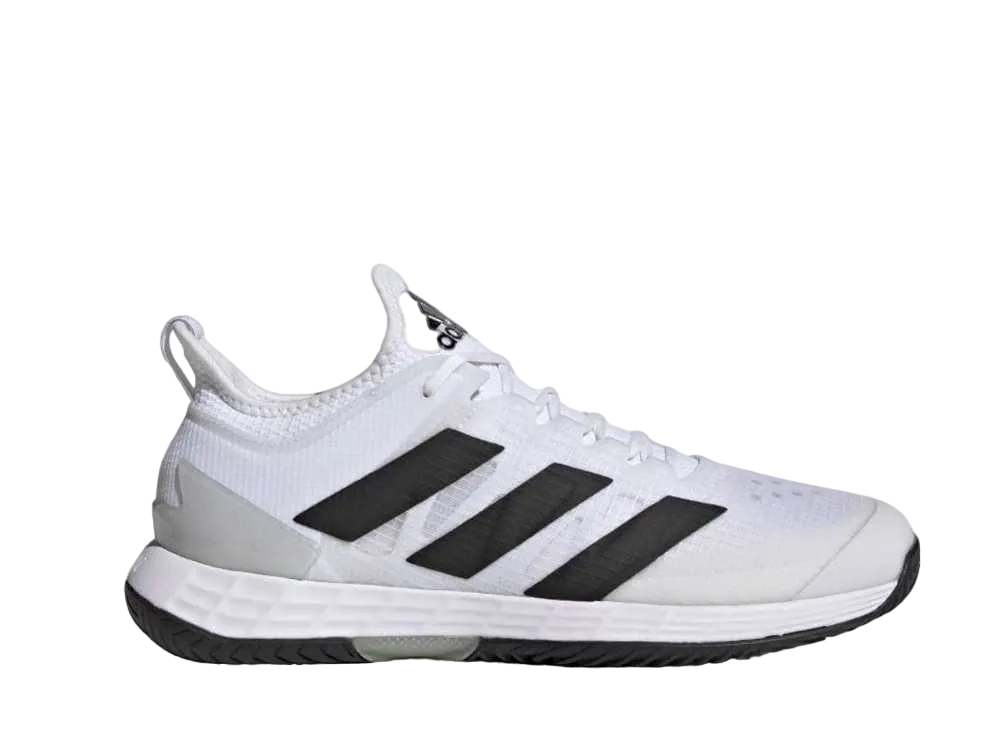 アディダス アディゼロ ウーバーソニック 4 テニス "フットウェアホワイト/シルバーメタリック"