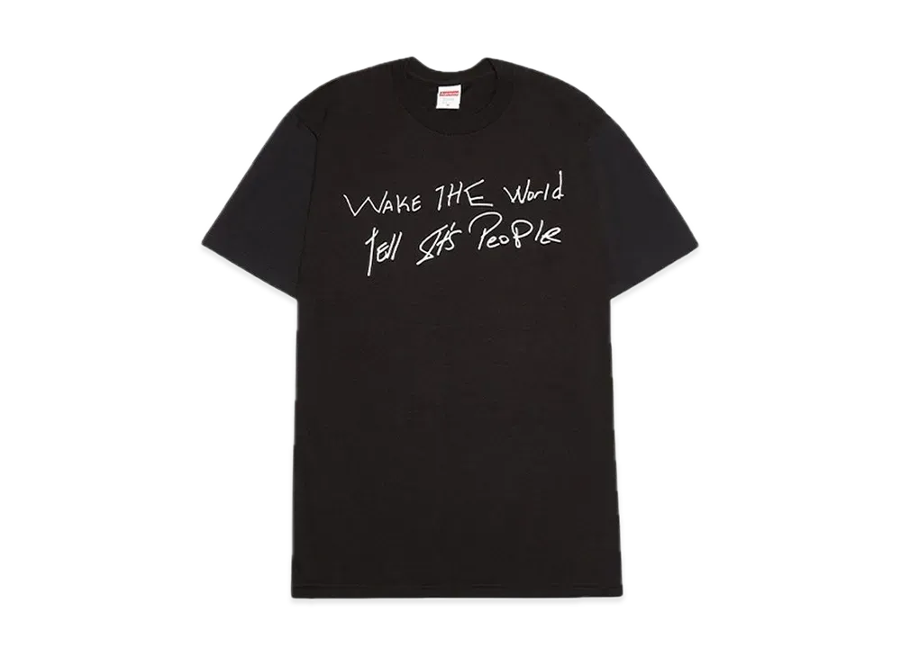 Supreme Wake The World Tee "Black"