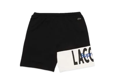 Supreme / Lacoste Logo Panel Sweatshort "Black"