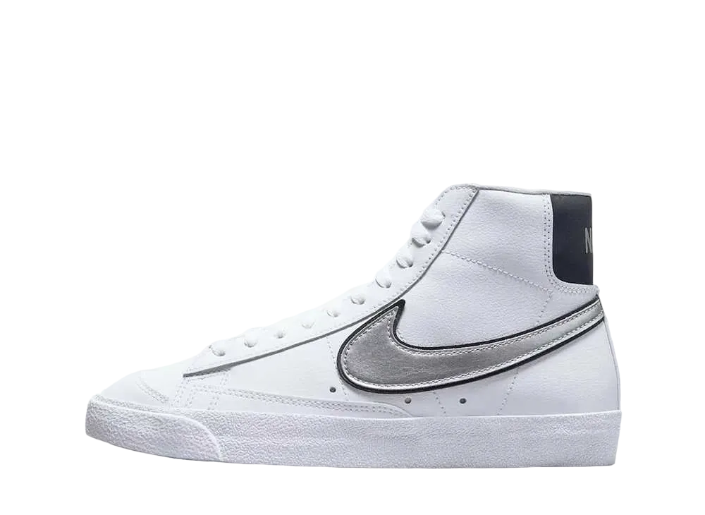 Nike Women's Blazer Mid 77 Essential "White Metallic Silver"