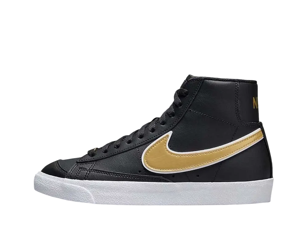 Nike Women's Blazer Mid 77 Essential "Black Metallic Gold"