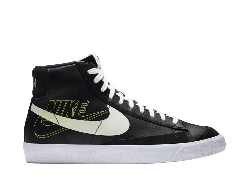 Nike Blazer Mid 77 Vintage "Reverse Logo Black"