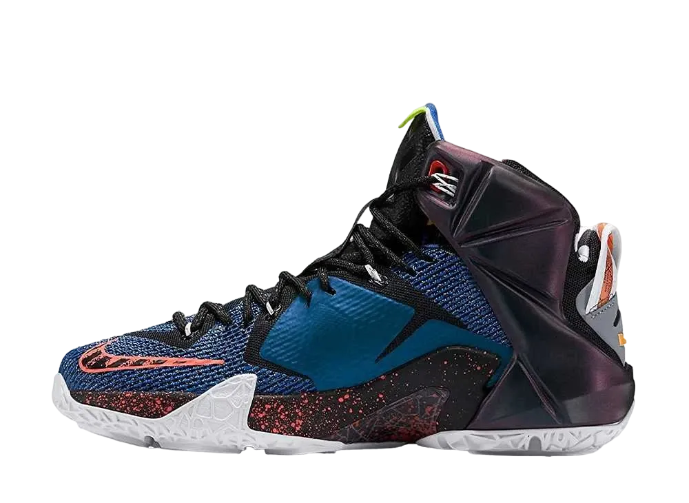 ナイキ レブロン12 SE "マルチカラー/ファントム/メタリックカカオ"