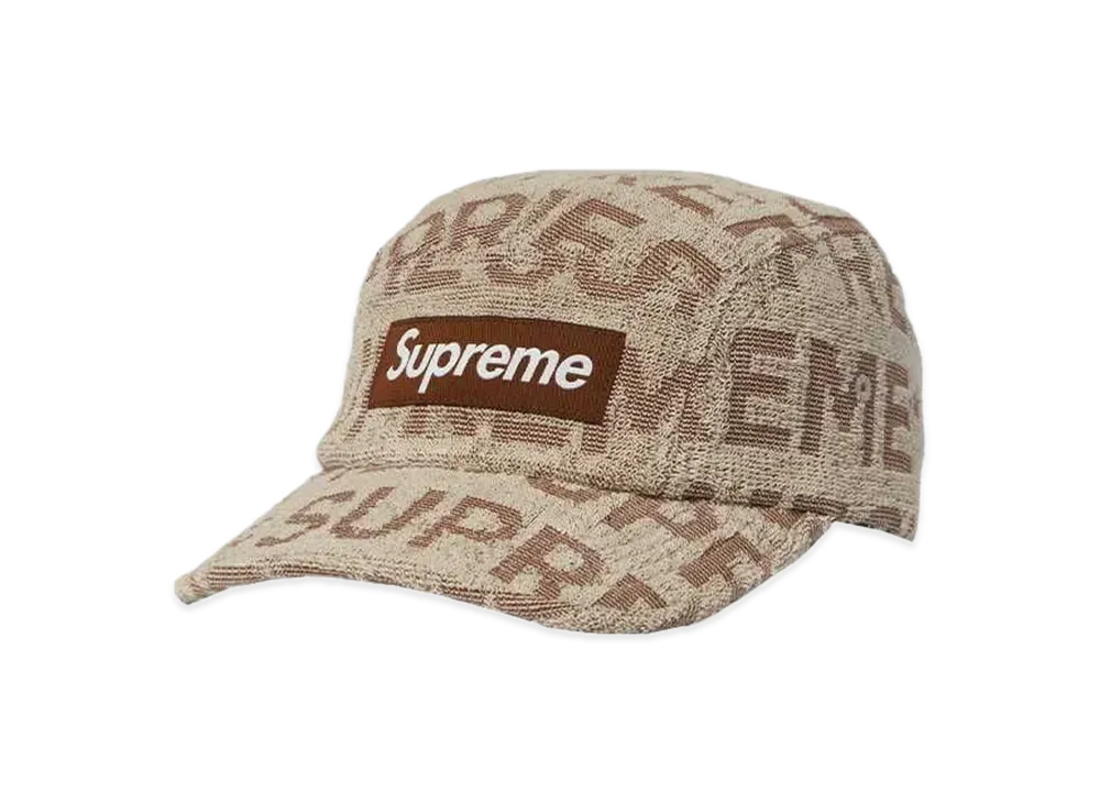 Supreme Terry Spellout Camp Cap "Beige"