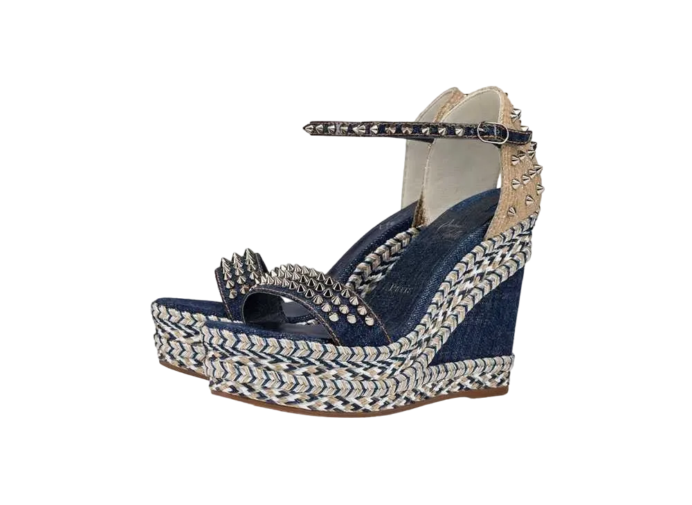 Christian Louboutin Madmonica 120mm "Denim"
