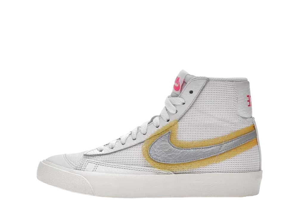 Nike Women's Blazer Mid Vintage 77 Cotton Waffle "White/University Gold"